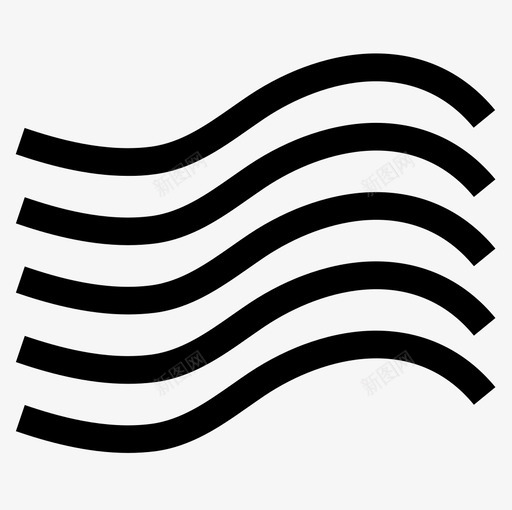 波浪自然64字形图标svg_新图网 https://ixintu.com 字形 波浪 自然