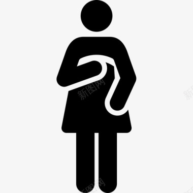 怀孕怀孕15岁已填充图标图标