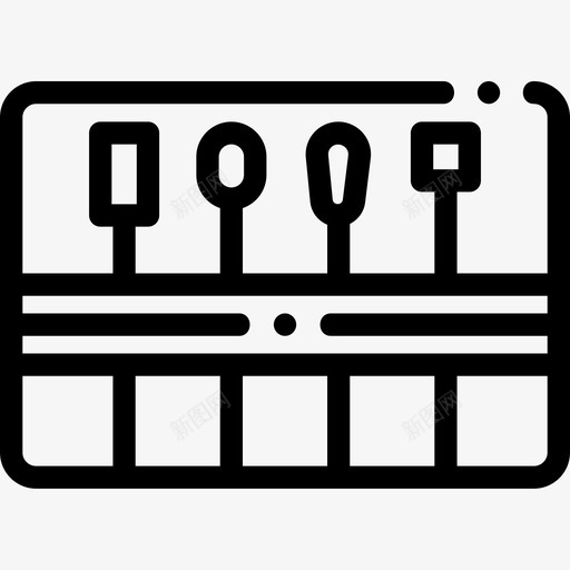 缝纫针65针线状图标svg_新图网 https://ixintu.com 65针 线状 缝纫