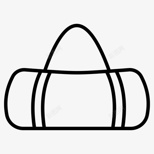 帆布包背包手袋图标svg_新图网 https://ixintu.com 向量 图标 布包 帆布 帆布包 手袋 背包 钱包