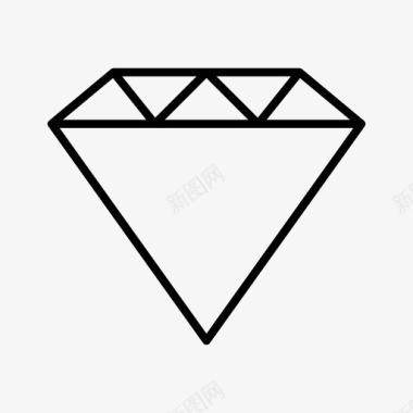 钻石昂贵金钱图标图标