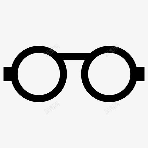 眼镜光学验光图标svg_新图网 https://ixintu.com 光学 微型 眼镜 验光