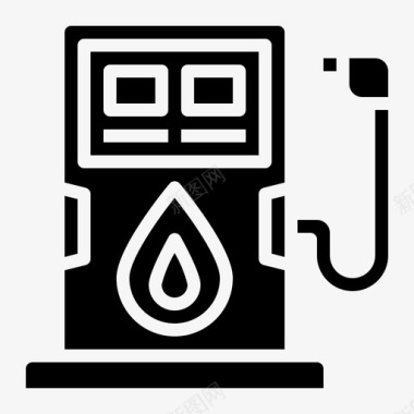 燃料汽车气泵图标图标