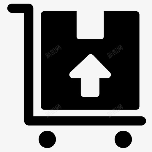 盒纸板纸箱图标svg_新图网 https://ixintu.com 包装 固体 纸板 纸箱 购物