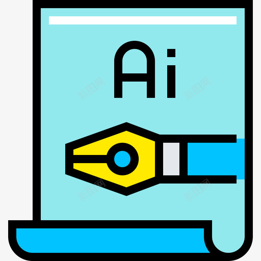 人工智能文件网页和平面1线颜色图标svg_新图网 https://ixintu.com 人工智能文件 线颜色 网页和平面设计1