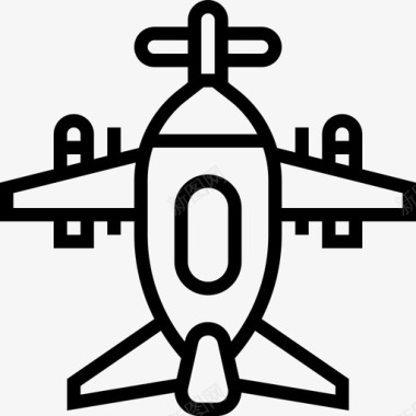 飞机玩具19直线型图标图标
