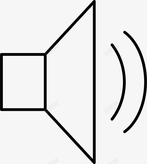 扬声器硬件声音图标svg_新图网 https://ixintu.com 声音 多媒体 扬声器 硬件 计算机