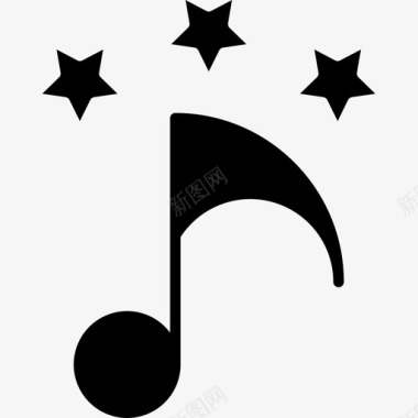 音乐音乐113字形图标图标