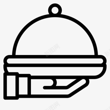 食品餐具餐饮服务图标图标