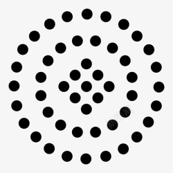 圆喇叭点圆喇叭图标高清图片