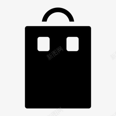 购物袋电子商务18图标图标