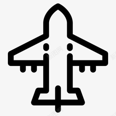 飞机交付飞行图标图标