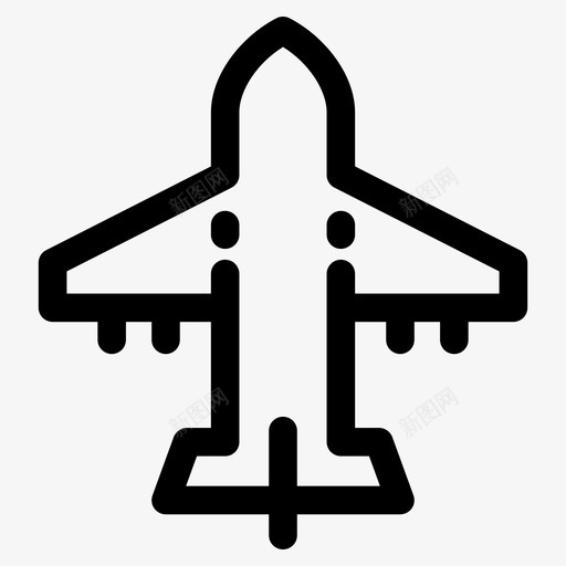 飞机交付飞行图标svg_新图网 https://ixintu.com 交付 旅行 运输 运输和交付图标 飞机 飞行