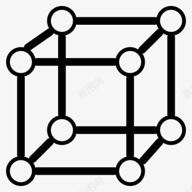 分子商业化学图标图标