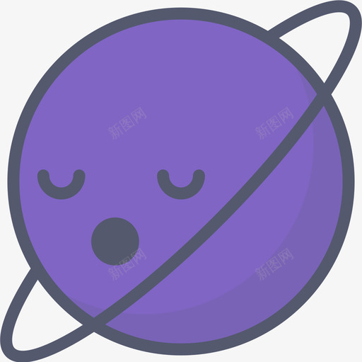 海王星太空天气线性颜色图标svg_新图网 https://ixintu.com 天气 太空 海王星 线性 颜色