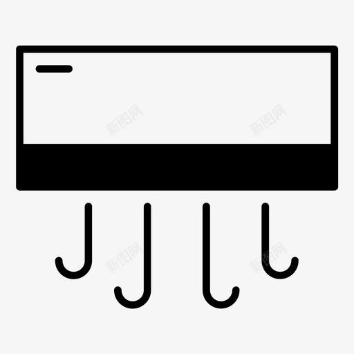 空调冷住宿和内部图标svg_新图网 https://ixintu.com 住宿 内部 空调