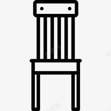 椅子家具134直线型图标图标