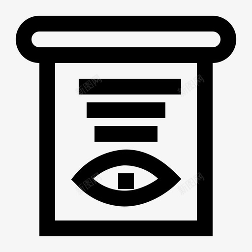 视力表健康医院图标svg_新图网 https://ixintu.com 健康 医学 医院 视力测试 视力表