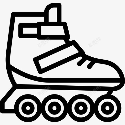 溜冰鞋儿童鞋图标svg_新图网 https://ixintu.com 儿童 溜冰鞋 鞋