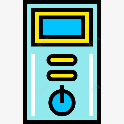 UPS设备40线性颜色图标svg_新图网 https://ixintu.com UPS 线性 设备 颜色