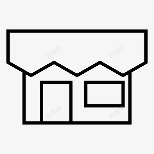 商店商业电子商务图标svg_新图网 https://ixintu.com 商业 商店 电子商务 购物 零售商店