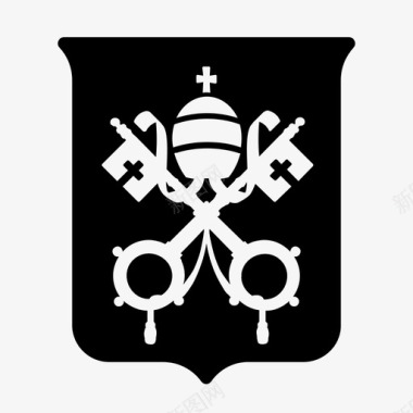 梵蒂冈城天主教教会图标图标