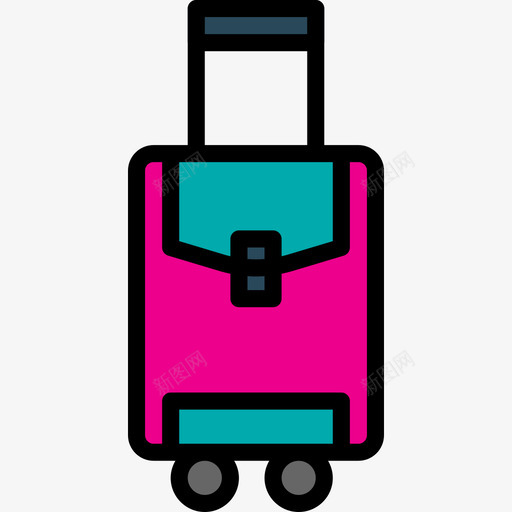 行李旅行179填充图标svg_新图网 https://ixintu.com 填充 旅行 行李