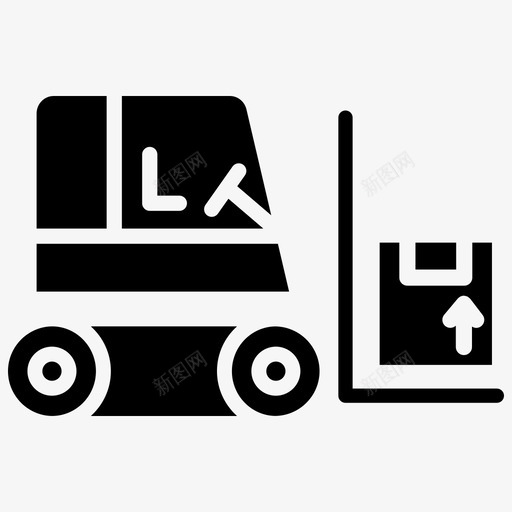 货运本迪卡车叉车图标svg_新图网 https://ixintu.com 卡车 叉车 填充 本迪 物流 装运 货运 运输