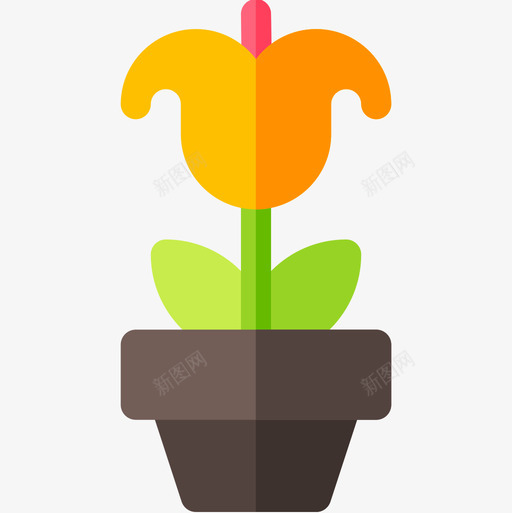 植物母亲节21平淡图标svg_新图网 https://ixintu.com 平淡 植物 母亲节