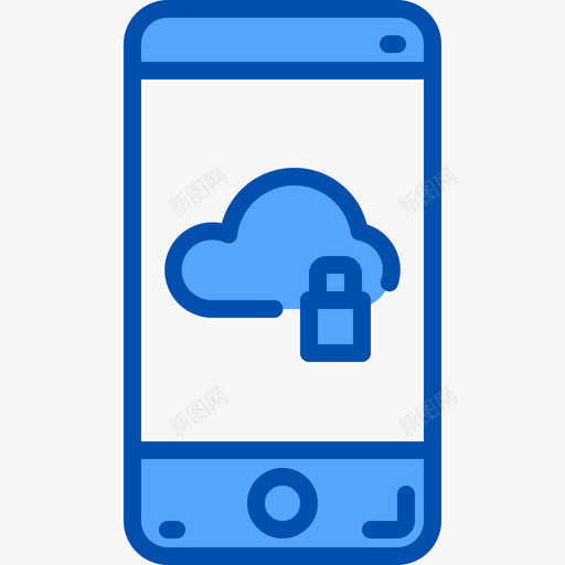 气象移动应用程序3蓝色图标svg_新图网 https://ixintu.com 应用程序 气象 移动 蓝色