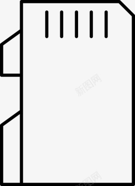 存储芯片卡存储卡图标图标