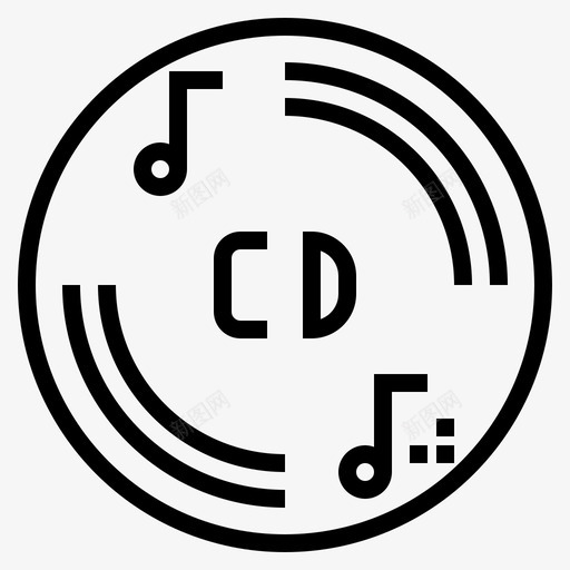 cd俱乐部表演图标svg_新图网 https://ixintu.com cd 俱乐部 声音 大纲 播放 演出 表演 音乐