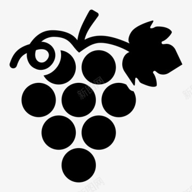 采购产品葡萄葡萄果葡萄园图标图标