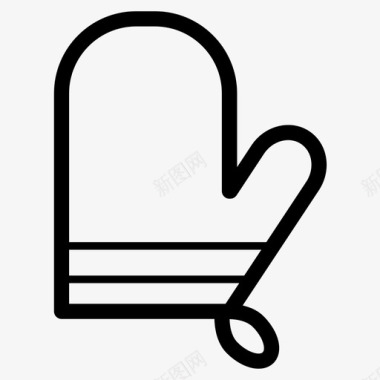 手套手手套厨房图标图标