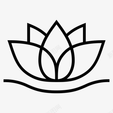 莲花美丽花图标图标