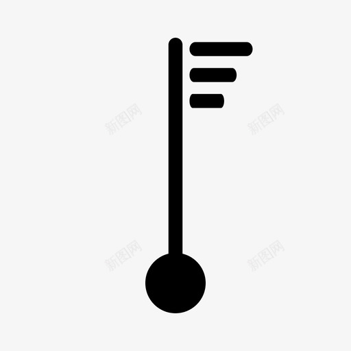 温度热量热图标svg_新图网 https://ixintu.com 测量仪器 温度 温度计 热量 过热