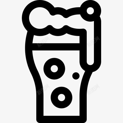 黑啤酒爱尔兰9直系图标svg_新图网 https://ixintu.com 啤酒 爱尔兰 直系