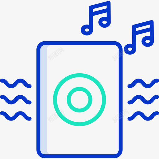音乐系统音乐109轮廓颜色图标svg_新图网 https://ixintu.com 系统 轮廓 音乐 音乐系 颜色