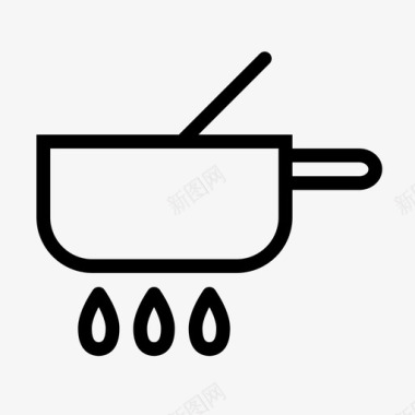 烹饪燃烧器厨房图标图标