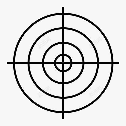 目标圈点图标svg_新图网 https://ixintu.com 圈 点 目标 策略 运动和游戏