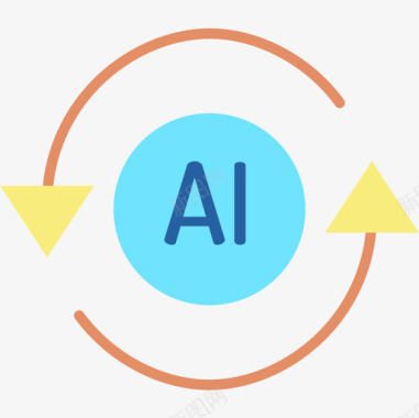 人工智能51平面图标图标