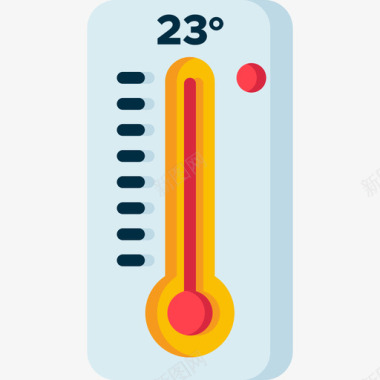 温度天气219平坦图标图标