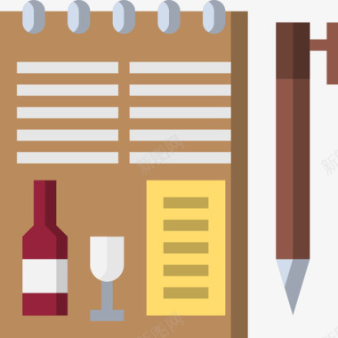 文件和文件夹酒吧和酒吧8平面图标图标