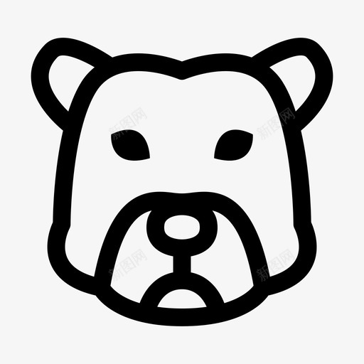 熊市动物股票图标svg_新图网 https://ixintu.com 动物 熊市 股票 野生动物 金融 集合