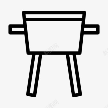 烹饪烧烤野餐图标图标