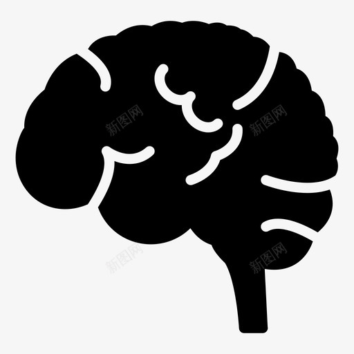 神经脑结构智力心智图标svg_新图网 https://ixintu.com 健康 医学 向量 图标 字形 心智 智力 标的 神经 神经学 结构
