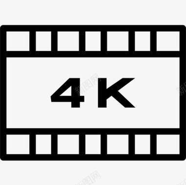 4k78电影院直线图标图标