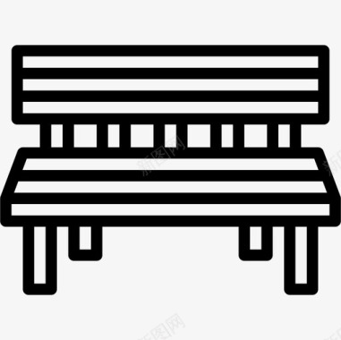 长凳家具35直线型图标图标