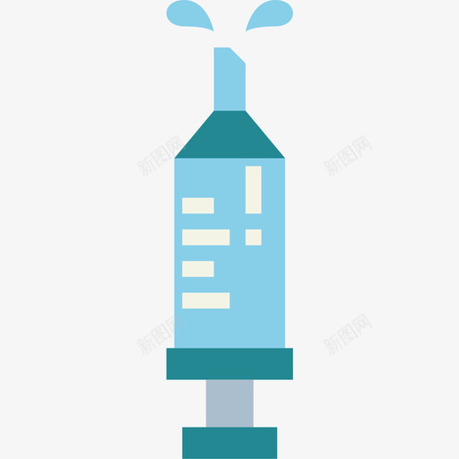 注射器49号医院扁平图标svg_新图网 https://ixintu.com 49号 医院 扁平 注射器