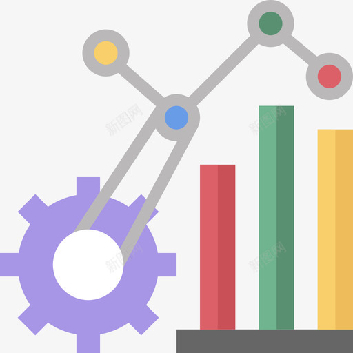 着陆网络技术2扁平图标svg_新图网 https://ixintu.com 扁平 着陆 网络技术